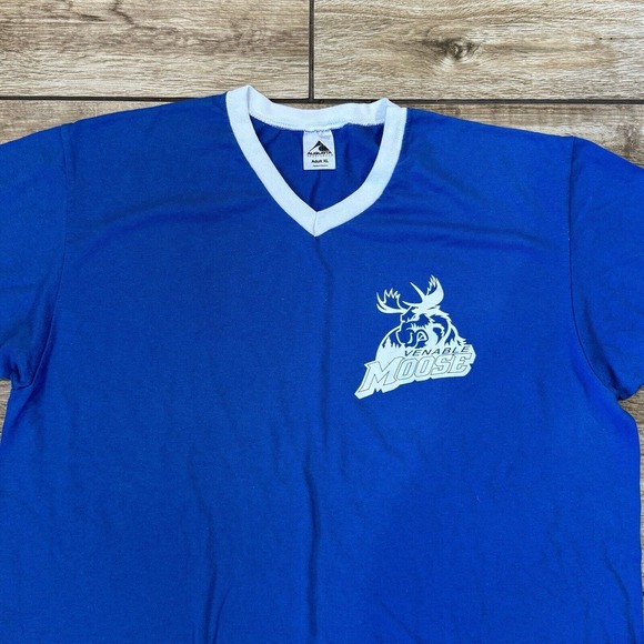 Venable Moose Blue T-Shirt Augusta Sportswear Size XL - Picture 8 of 10